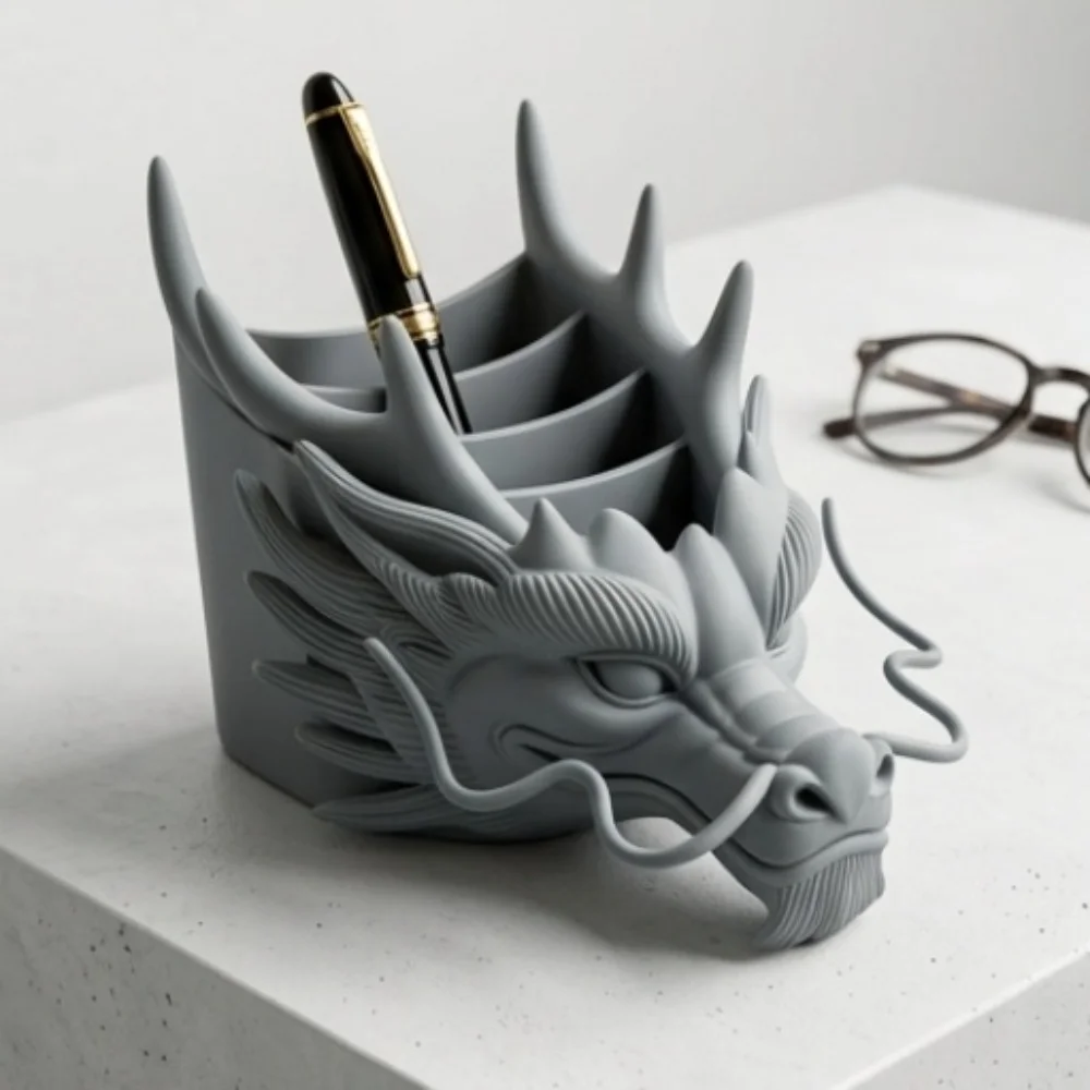 Dragon Pen Holder listing scene