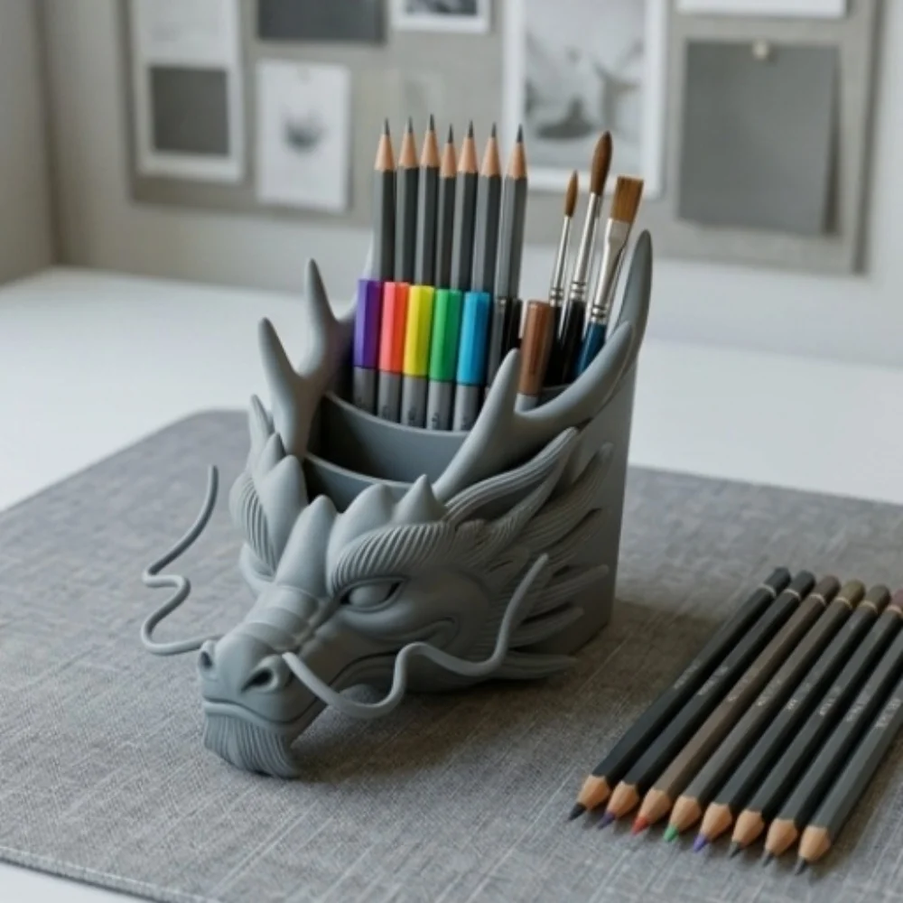 Dragon Pen Holder listing highlight