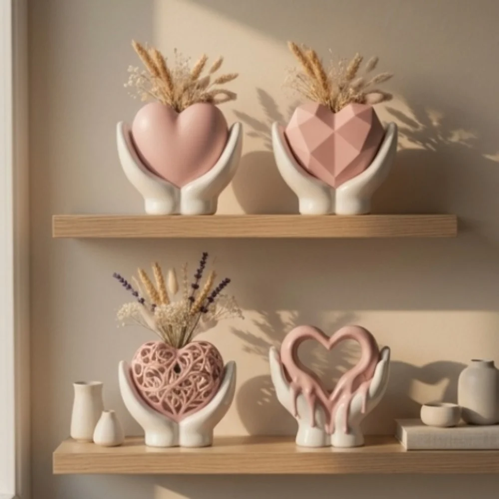 Heart Planter listing scene